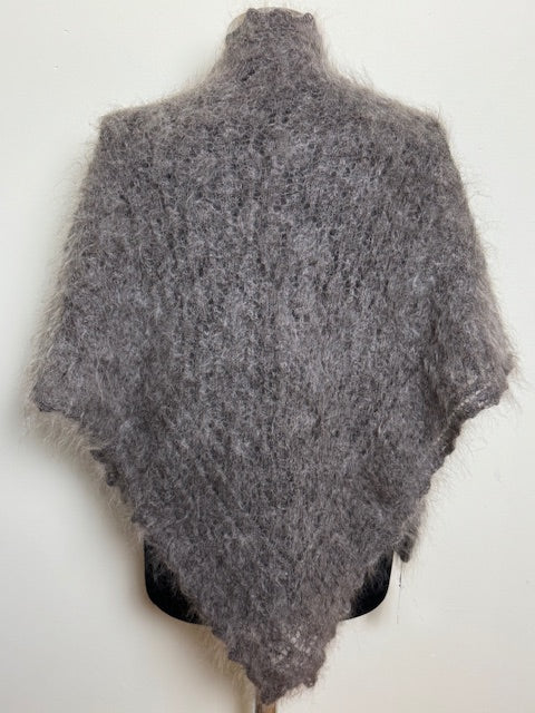 Урюпинская пуховая косынка № KG-107, 100x140x100  cм.