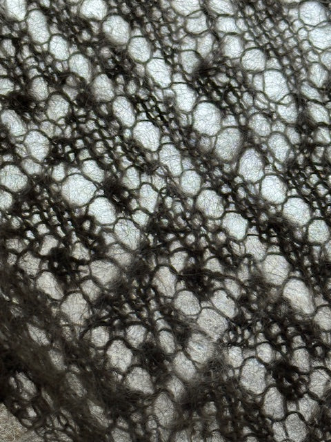 Урюпинская пуховая косынка № KG-107, 100x140x100  cм.