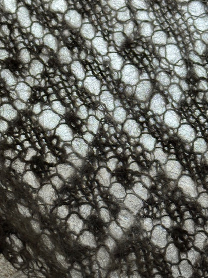 Урюпинская пуховая косынка № KG-107, 100x140x100  cм.