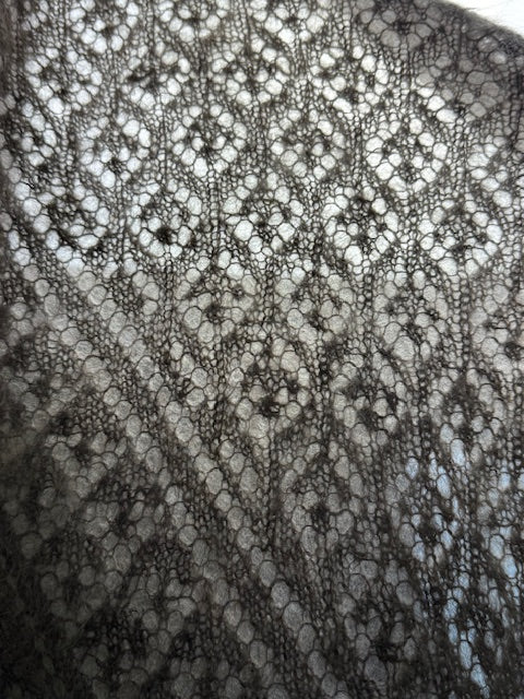 Урюпинская пуховая косынка № KG-104, 100x140x100  cм.