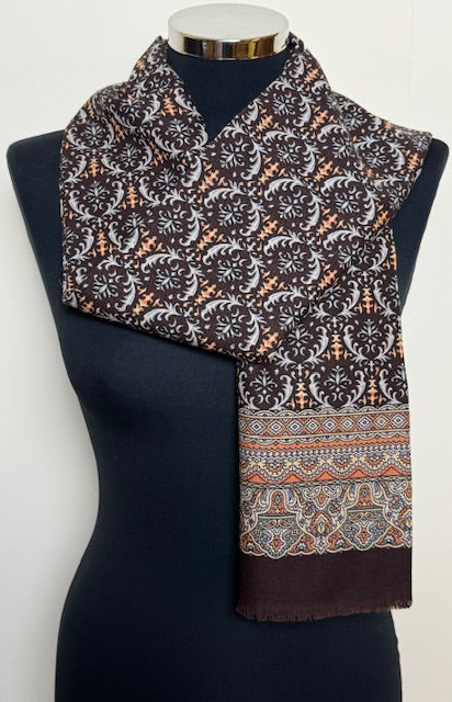 Scarf 1584-17, 27x140 cm