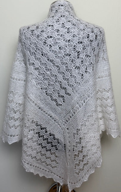 Downy shawl  #PCN-137, 120x120 cm