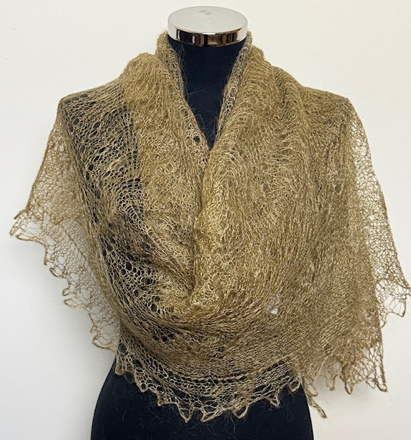 Downy shawl ( Palantine ) #57, 180x60 cm