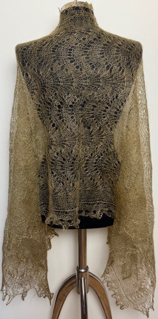 Downy shawl ( Palantine ) #57, 180x60 cm