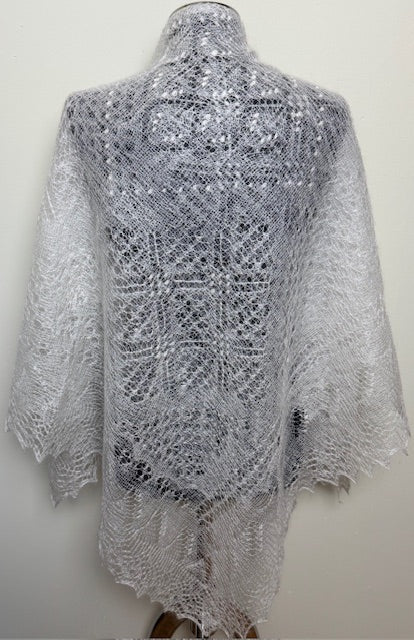 Оренбургский платок PWO-45, 120x120 cm