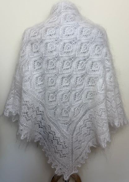 Uryupinsk dūnu šalle  #PW-46, 120x120 cm.