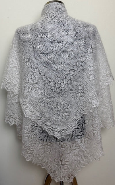 Оренбургский платок PWO-48, 120x120 cm