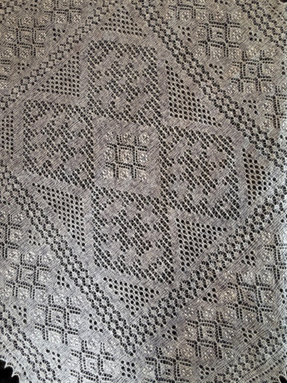 Оренбургский платок PWO-81, 130x130 cm