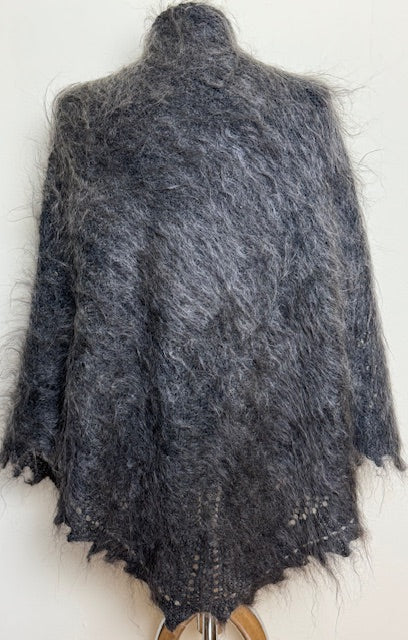 Downy shawl  #PG-200, 130x130 cm