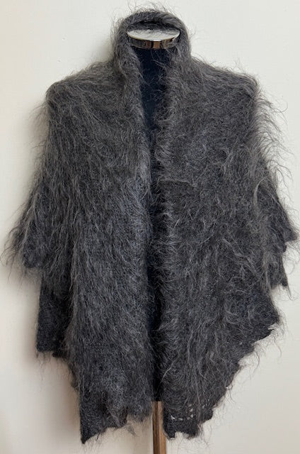 Downy shawl  #PG-203, 130x130 cm