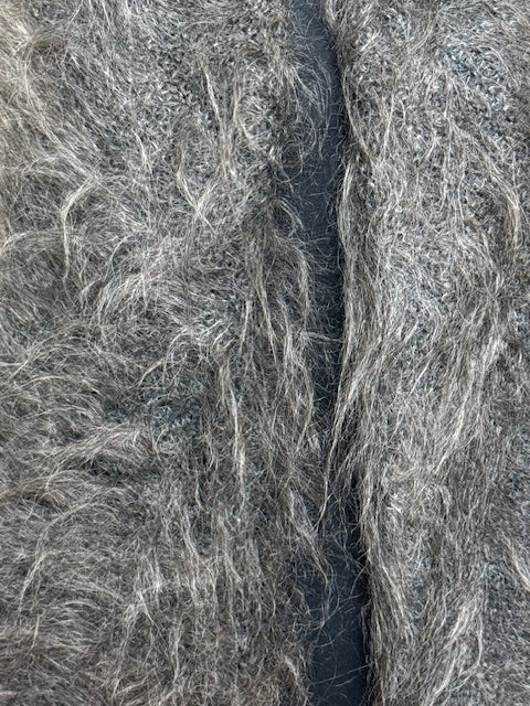 Downy shawl  #PG-207, 130x130 cm