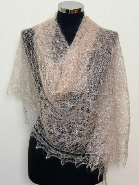 Downy shawl ( Palantine ) #36, 180x70 cm