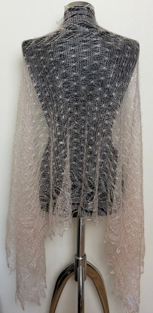 Downy shawl ( Palantine ) #36, 180x70 cm