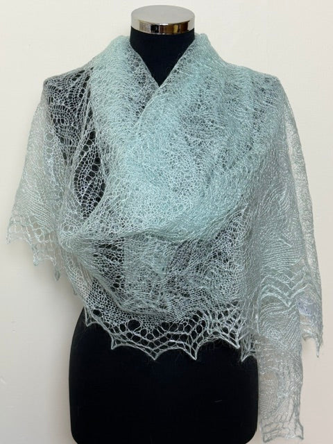 Downy shawl ( Palantine ) #42, 200x80 cm