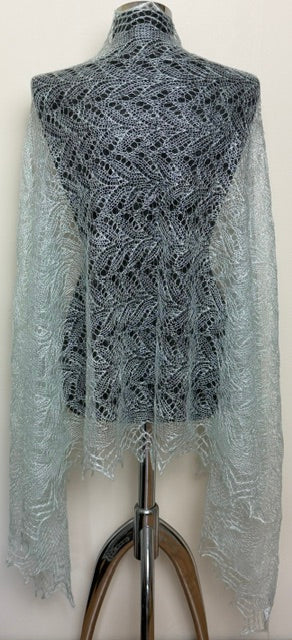 Downy shawl ( Palantine ) #42, 200x80 cm