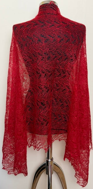 Downy shawl ( Palantine ) #40, 160x80 cm