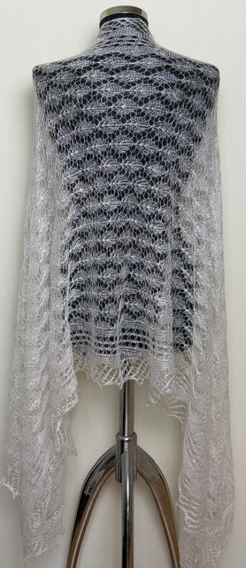 Downy shawl ( Palantine ) #33, 200x70 cm