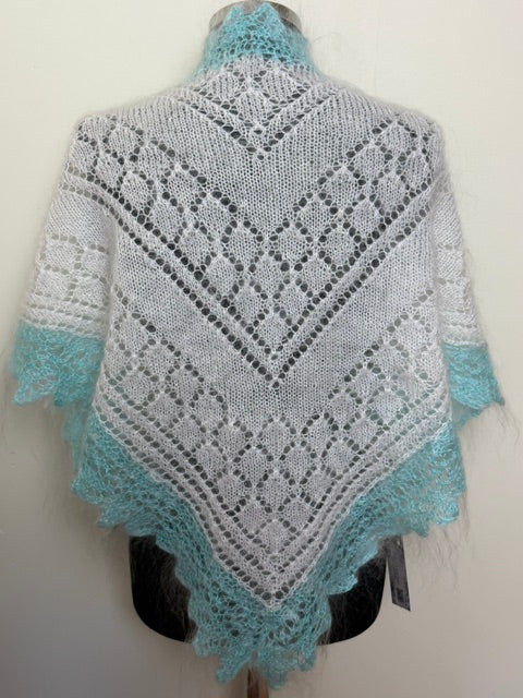 Uryupinsk downy neckerchief  # KW-1, 90x140x90 cm
