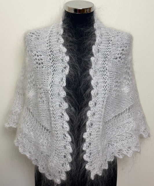Uryupinsk downy neckerchief  # KW-8, 90x140x90 cm