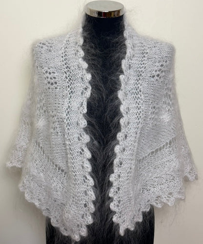 Uryupinsk downy neckerchief  # KW-8, 90x140x90 cm