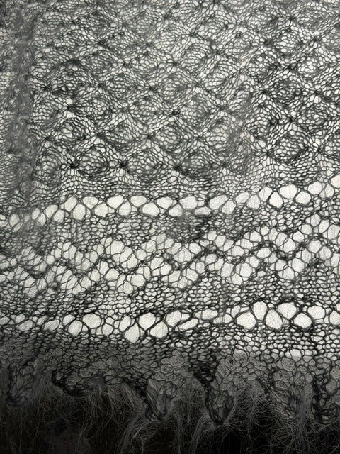 Uryupinsk dūnu šalle  #PG-2, 110x110 cm.