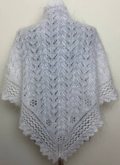 Uryupinsk downy neckerchief  # KW-20, 90x140x90 cm