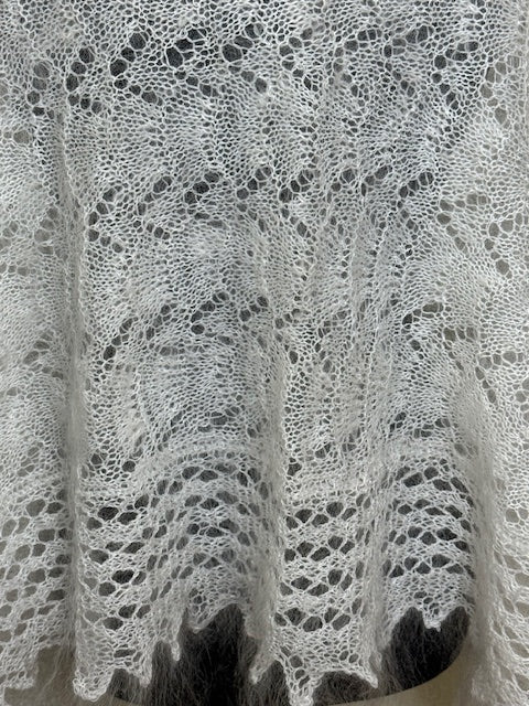 Урюпинский пуховый платок (палантин) #  SW-4, 150x60 см