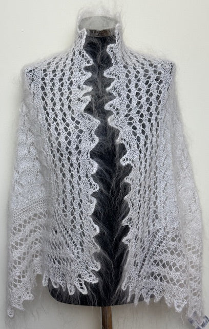 Урюпинский пуховый платок (палантин) #  SW-4, 150x60 см