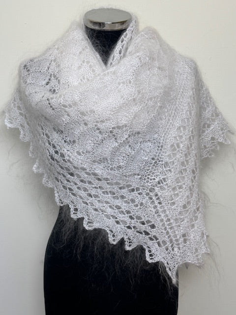 Урюпинский пуховый платок (палантин) #  SW-4, 150x60 см