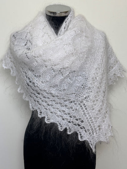 Урюпинский пуховый платок (палантин) #  SW-4, 150x60 см