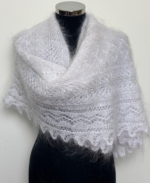 Uryupinsk downy shawl ( Palantine ) # SW-11, 160x50 cm