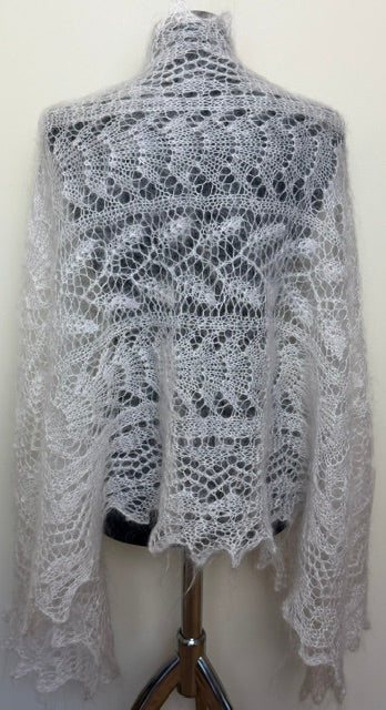 Uryupinsk downy shawl ( Palantine ) # SW-34, 180x70 cm