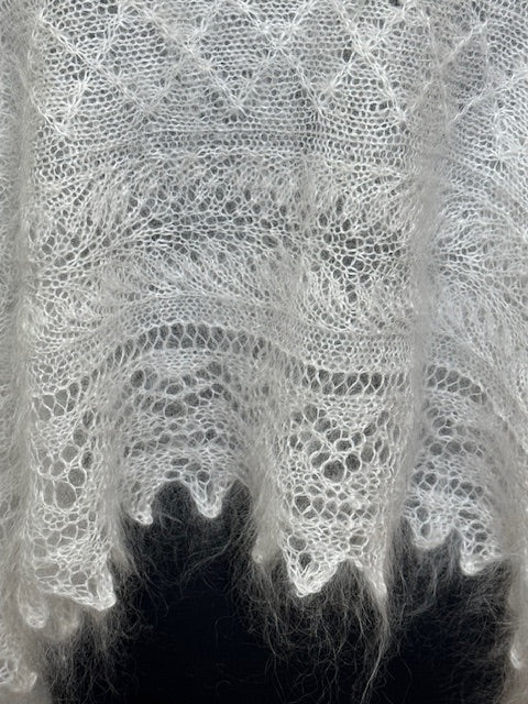 Урюпинский пуховый платок (палантин) #  SW-11, 160x50 см