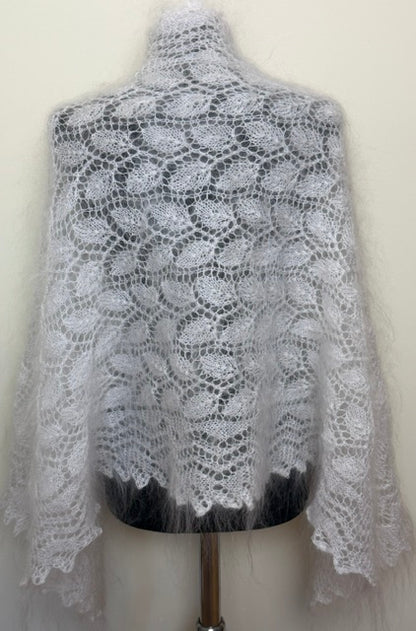Uryupinsk downy shawl ( Palantine ) # SW-35, 160x60 cm