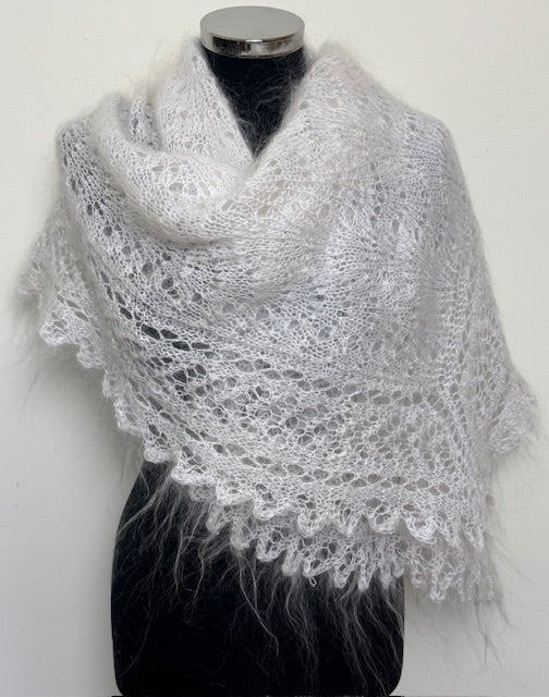 Урюпинский пуховый платок (палантин) #  SW-21, 150x60 см