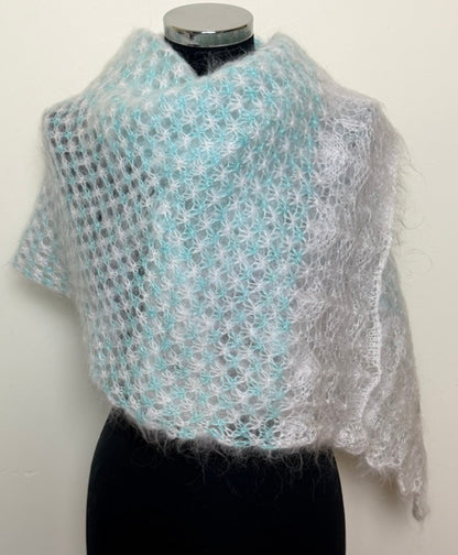 Uryupinsk downy shawl ( Palantine ) # SM-20, 120x70 cm