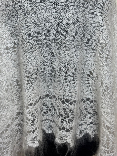 Урюпинский пуховый платок (палантин) #  SW-21, 150x60 см