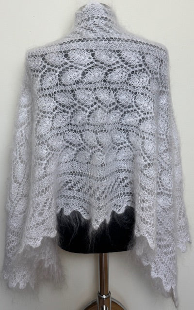 Uryupinsk downy shawl ( Palantine ) # SW-23, 160x60 cm