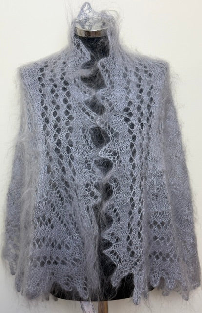 Uryupinsk downy shawl ( Palantine ) # SG-18, 140x60 cm