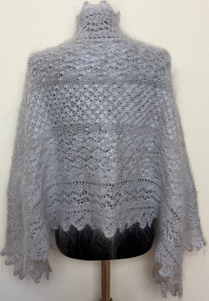 Uryupinsk downy shawl ( Palantine ) # SG-19, 140x60 cm