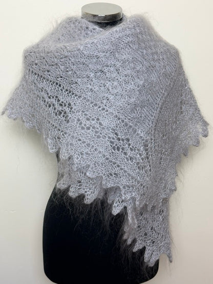 Uryupinsk downy shawl ( Palantine ) # SG-19, 140x60 cm