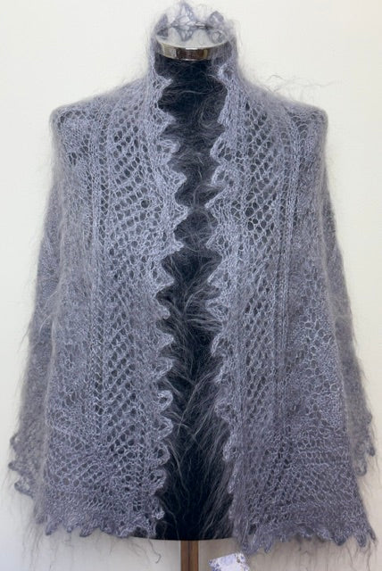 Uryupinsk downy shawl ( Palantine ) # SG-20, 140x50 cm