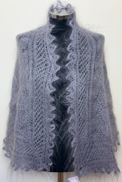 Uryupinsk downy shawl ( Palantine ) # SG-20, 140x50 cm