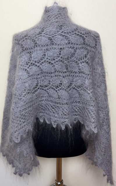 Uryupinsk downy shawl ( Palantine ) # SG-20, 140x50 cm