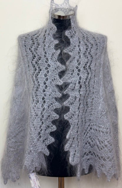 Uryupinsk downy shawl ( Palantine ) # SG-23, 140x60 cm