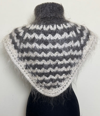 Манишка из козьего пуха 5