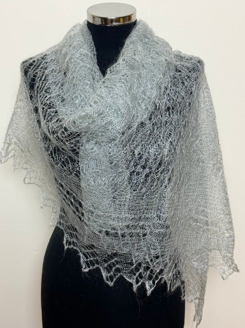 Downy shawl ( Palantine ) #53, 180x80 cm