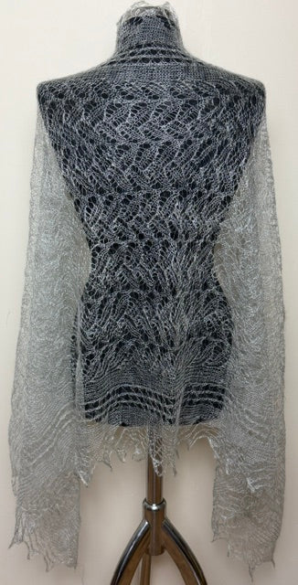 Downy shawl ( Palantine ) #53, 180x80 cm