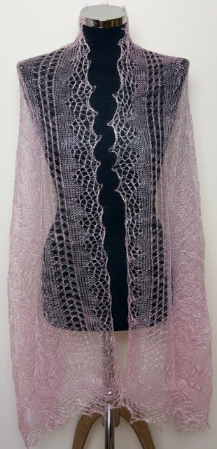 Downy shawl ( Palantine ) 49, 200x80 cm