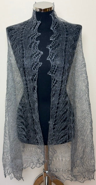 Downy shawl ( Palantine ) #48, 180x80 cm